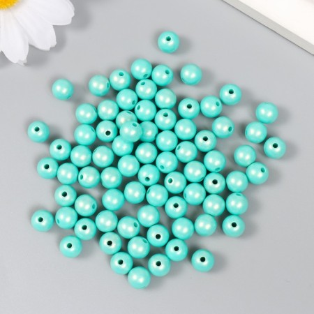 Beads for creativity plastic "Ball. Green overflow" set 20 grams d = 0.8 cm-1