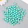 Beads for creativity plastic "Ball. Green overflow" set 20 grams d = 0.8 cm