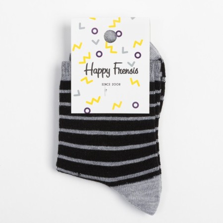 Children's socks, black color, rr 22-24-3