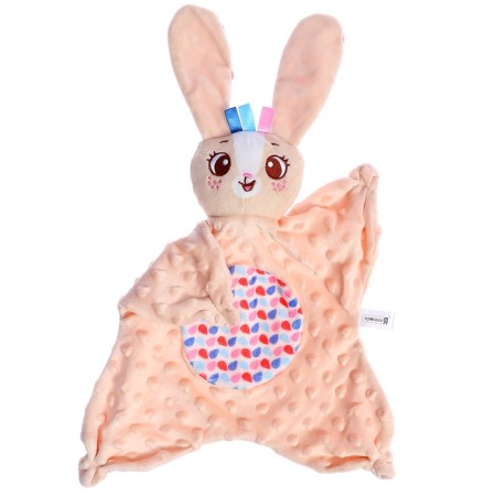 Soft toy - comforter "Bunny", beige-1