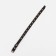 Leather collar on synthetic winterizer, dimensionless, 37 x 1.5 cm, Osh 21-31 cm, black