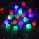 Garland “thread” 5 m with nozzles “White Balls”, IP20, transparent thread, 20 LED, glow of multi (RG/RB), blinking, 220 V