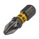 Denzel 11654 bit set, hexagonal profile, PZ2 x 25 mm, steel S2, 10 pcs.