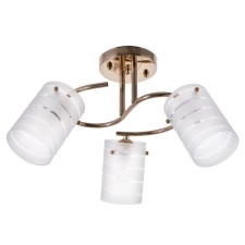 Chandelier 2017/3GD E27 60W gold 47x36x25 cm Bayerlux