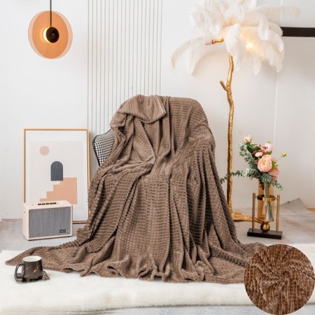 Euro Diva Afrodita, Velsoft, size 200x220 cm, brown color-3