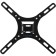 Kromax Vega-8 TV Black 15 "-42" Max 15kg wall tilt