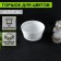 A pot with a stand "Alice", 0.7 l, white color