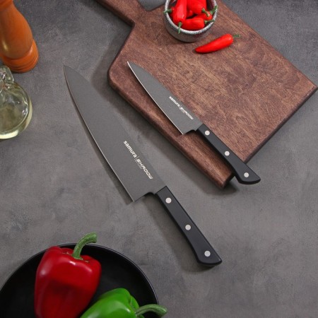 Simura Shadow knife set, 2 pcs: blade: 12 cm, 20.8 cm