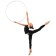 Broke for rhythmic gymnastics Grace Dance, professional, d = 80 cm, white color