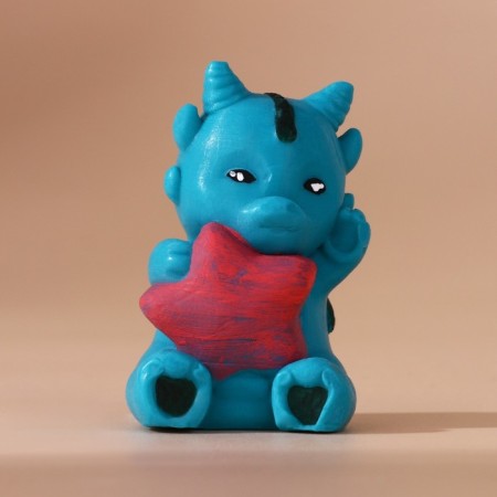 Hand soap "Dragneis with a star", 80 g, pure happiness-1