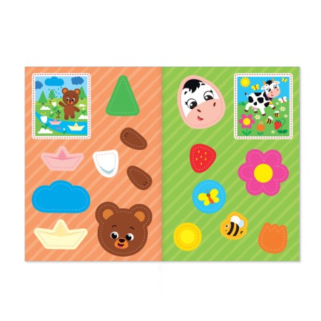 Application with coloring "Seasons", 20 pp., A4 format-3