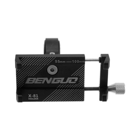 Bicycle for phone, aluminum, up to 185x100 mm, black-3