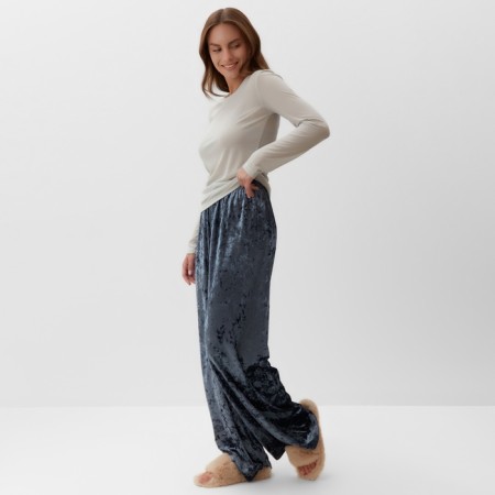 Home Home (longshit and trousers) KAFTAN "velvet", 52-54, gray/pigeon-2