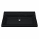 Sink uperwood Classic Quartz 80 cm, quartz, black matte, coal