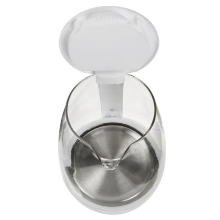 Electric Dobrynya kettle DO-1252W, glass, 1.8 l, 1800 watts, white-3