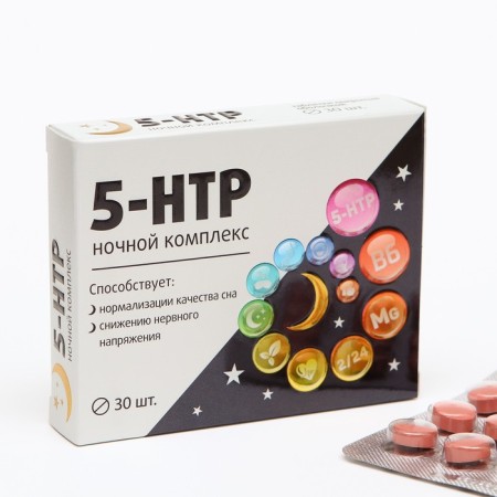 Complex 5-TNTR Night, reduction of nervous stress, normalization of sleep, 30 tablets-6