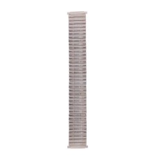 Watch strap, 22 mm, metal, l = 20 cm, silver