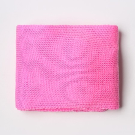 Children's scarf, pink color, size 110x14 cm-2