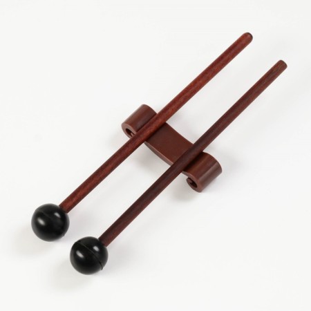 Musical instrument glucophone, red, 11 petals, 17 x 8 cm-2