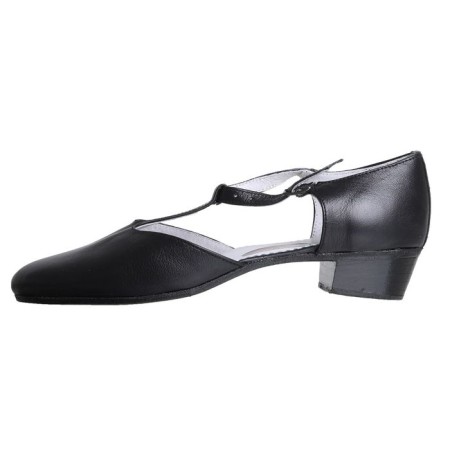 Women's tutorial shoes, insole length 23.5 cm, black color-1