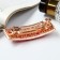Hair hair clip "Wendy" 9 cm, silver-red