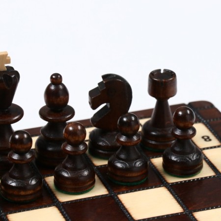 Chess Polish Madon "Pearls", 28 x 28 cm, King H-6.5 cm, pawn H-3 cm-5