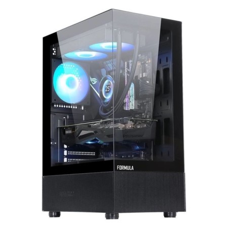 The Formula Crystal Z1 Plus Black Black BC BP ATX 2x120mm 2xusb2.0 1xusb3.0 Audio Bott PSU