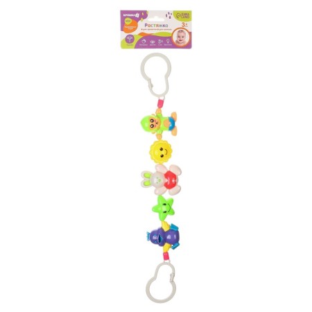 Stretching to a stroller/crib “chicken, bunny, monkey”, 3 toys, mix color, crush me-4