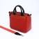 Bag-tout on zipper, red color