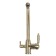 ACCOONA A5179C-7 kitchen mixer, with output for drinking water, brass, bronze