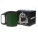 Thermal circle, 180 ml, tourism "Master K", retains heat 2 hours, green