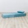 Walked armor-bed "Essen", velor fabric, mint color