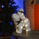 LED figure "Bear and Bear" 27 × 26 × 12 cm, phlock, AAX2 batteries (not in the kit), glow warm white