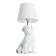Bobby table lamp, 1x40W E27, white color