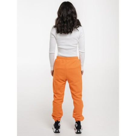Joggers for the boy "Lucky", height 140 cm, orange color-1