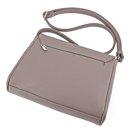 Women's bag B2749-24111, dark beige color, artificial leather, 26x7x21 cm-1