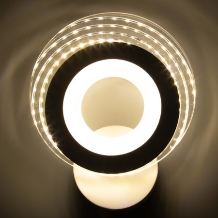 Bra "circle" LED 12W 3000-4000k white 24x19x4 cm-2