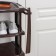 Shelf for shoes with a spoon, 5 tiers, 50 × 32.5 × 91 cm, brown color