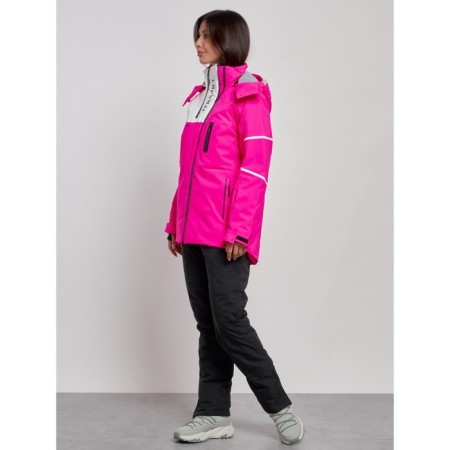 Ski costume is women's winter, size 48, pink color-5