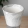 VAZ Coramics Table "Brigham" waist, d-12.5cm, h-29.5x11 cm, white-gray