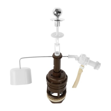 Reinforcement for flush tanks "RBM" AS-2.1 m, with a side membrane valve, chrome-3