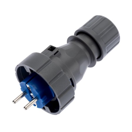 Vilka straight moisture -proof 2p+pe, 16 a, ip68 rexant