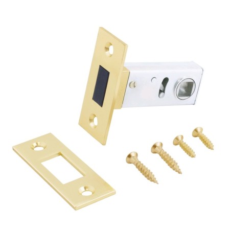 Latch "Allur Art" L50-8M SB, without handles, magnetic, matte gold color