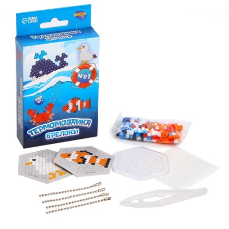 Thermal -sized "sea adventures" with tweezers, key fob-1