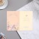 Postcard "On Birthday!" Congrev, embossing, flowers wreath