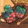 Cherry kitchen set of 17*17 cm, mittens-seging 26*16 cm, 100% p/e