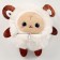 Soft toy - zodiac "Create your decoration. Aries ", with a pendant