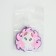 Key keychain, rubber, anime "Girl", 5.7 x 6.2 cm