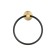 ORO Nero towel holder
