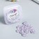 Plastic beads "Flower with purple middle" Gloss 20 grams 0.6x1.2x1.2 cm